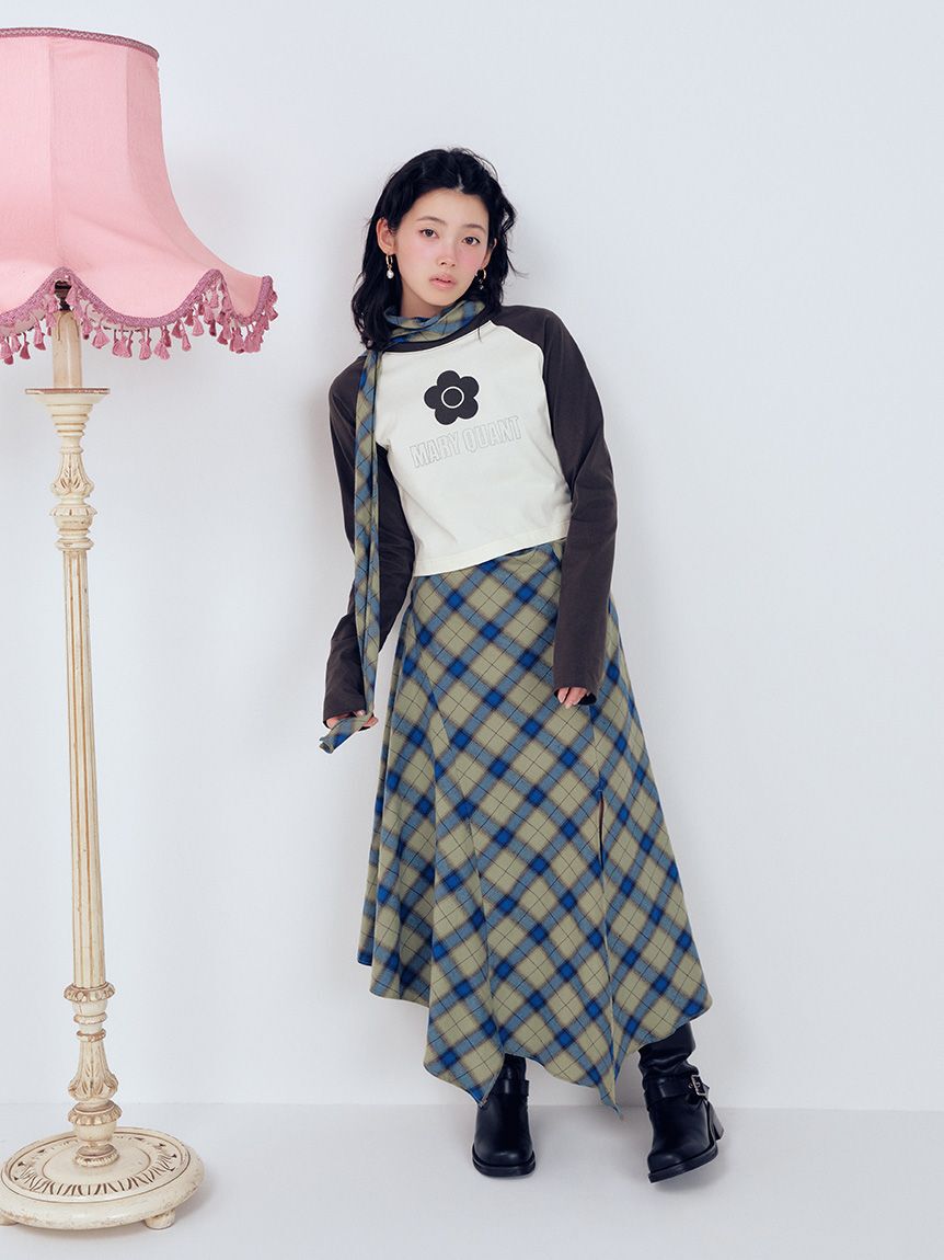 LILY BROWN「【LILY BROWN&times;MARY QUANT】デイジープリントラグランロンT」|Tシャツ・カットソー|