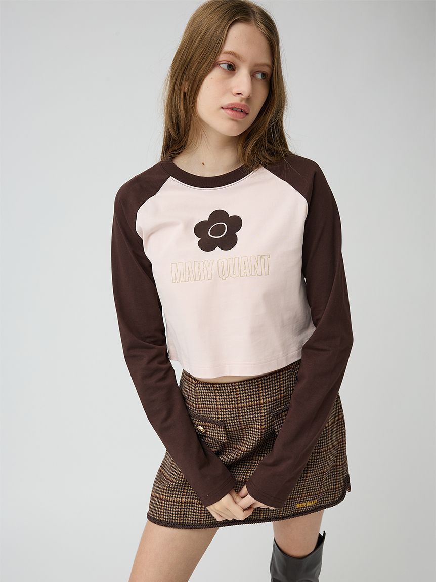LILY BROWN「【LILY BROWN&times;MARY QUANT】デイジープリントラグランロンT」|Tシャツ・カットソー|