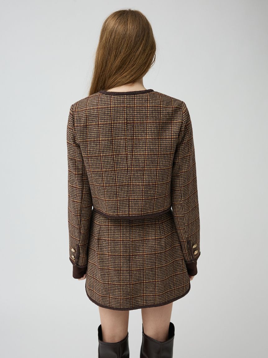 LILY BROWN「【LILY BROWN&times;MARY QUANT】ダブルボタンジャケット」|ノーカラージャケット|