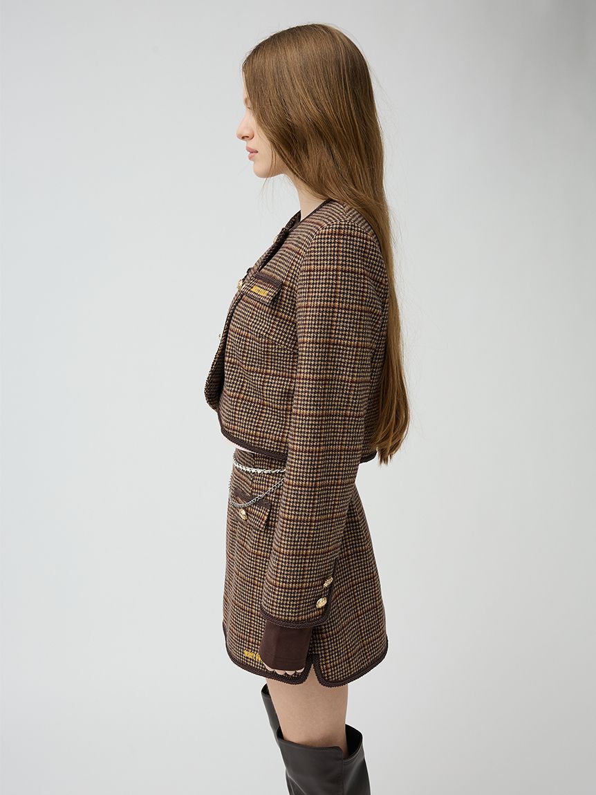 LILY BROWN「【LILY BROWN&times;MARY QUANT】ダブルボタンジャケット」|ノーカラージャケット|