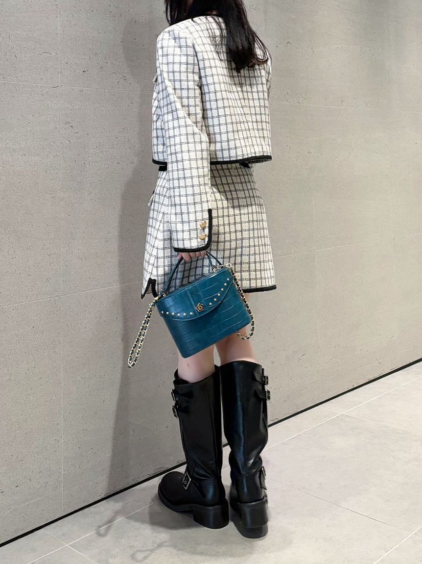 LILY BROWN「【LILY BROWN&times;MARY QUANT】ダブルボタンジャケット」|ノーカラージャケット|