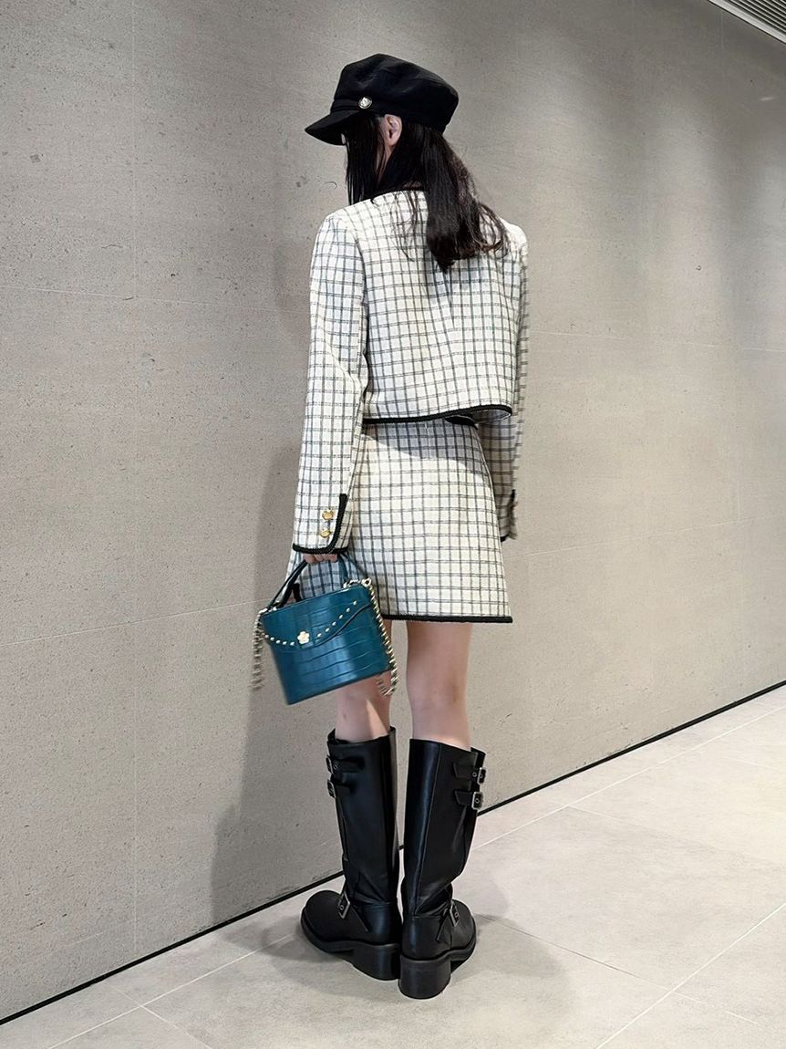 LILY BROWN「【LILY BROWN&times;MARY QUANT】ダブルボタンジャケット」|ノーカラージャケット|