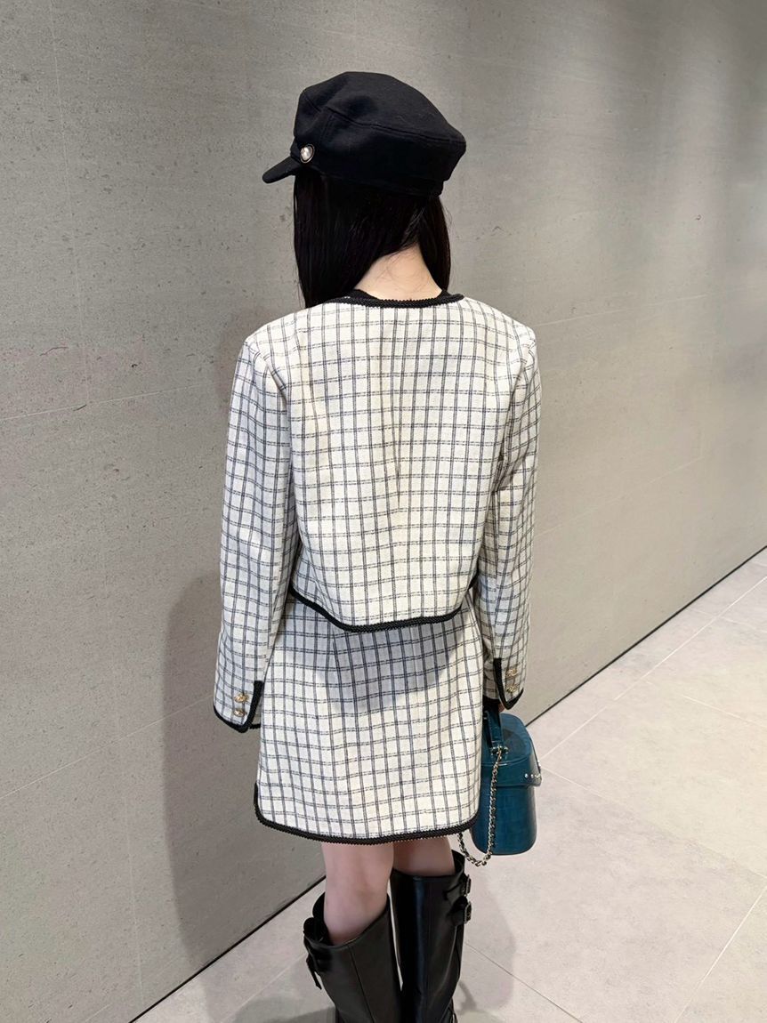 LILY BROWN「【LILY BROWN&times;MARY QUANT】ダブルボタンジャケット」|ノーカラージャケット|