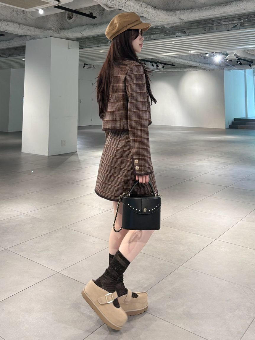 LILY BROWN「【LILY BROWN&times;MARY QUANT】ダブルボタンジャケット」|ノーカラージャケット|