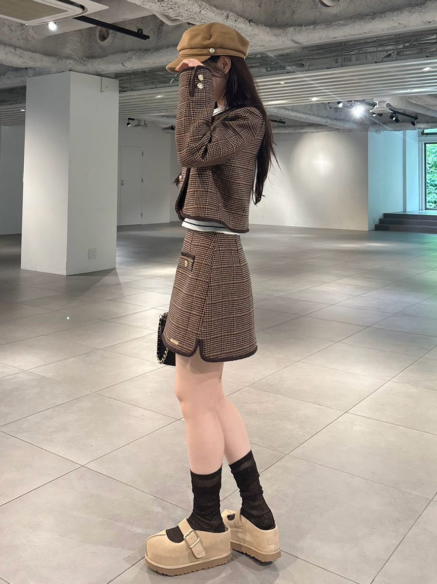 LILY BROWN「【LILY BROWN&times;MARY QUANT】ダブルボタンジャケット」|ノーカラージャケット|