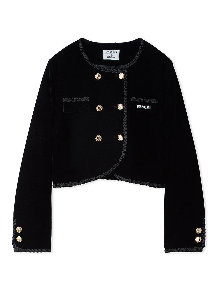 LILY BROWN「【LILY BROWN&times;MARY QUANT】ダブルボタンジャケット」|ノーカラージャケット|