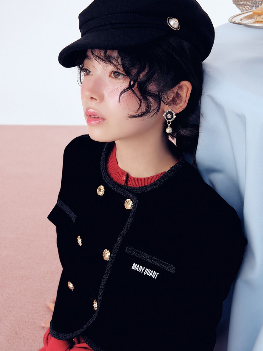 LILY BROWN「【LILY BROWN&times;MARY QUANT】ダブルボタンジャケット」|ノーカラージャケット|