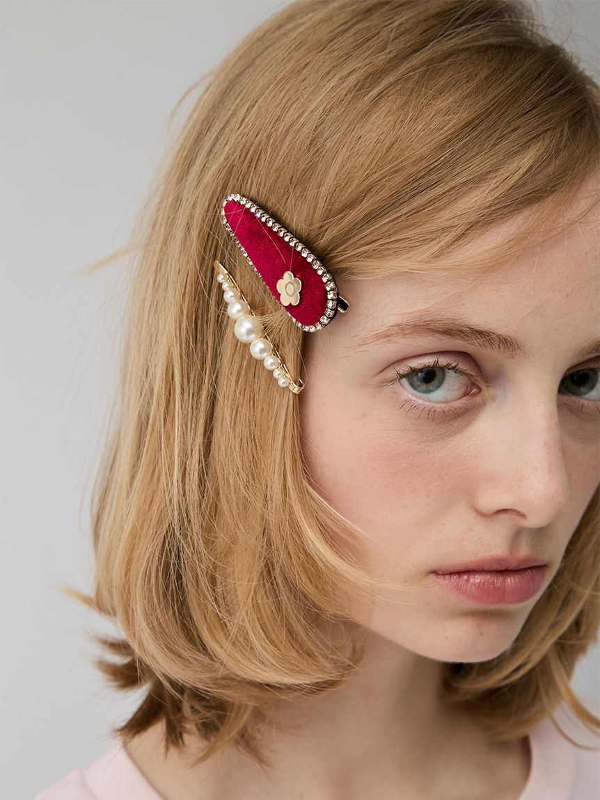 LILY BROWN「【LILY BROWN&times;MARY QUANT】ヘアクリップSET」|ヘアバンド|