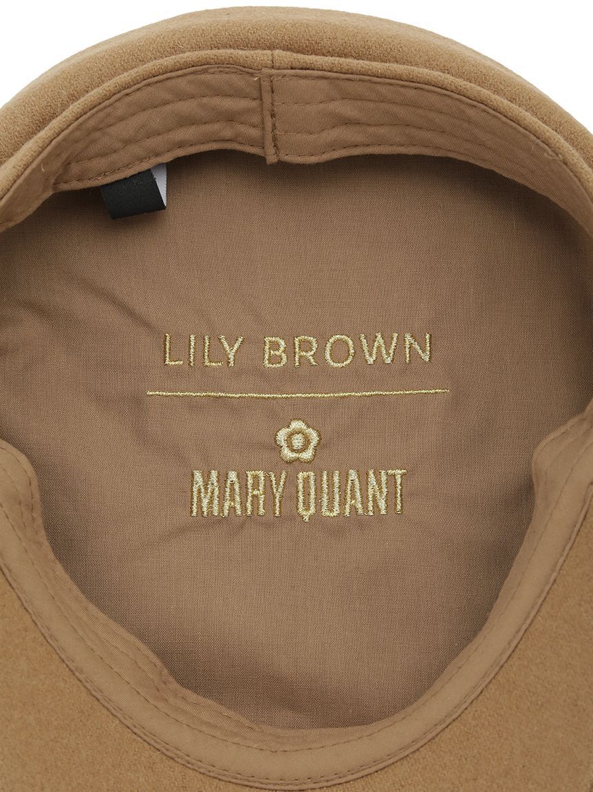 LILY BROWN「【LILY BROWN&times;MARY QUANT】パールボタンキャスケット」|キャップ・キャスケット|