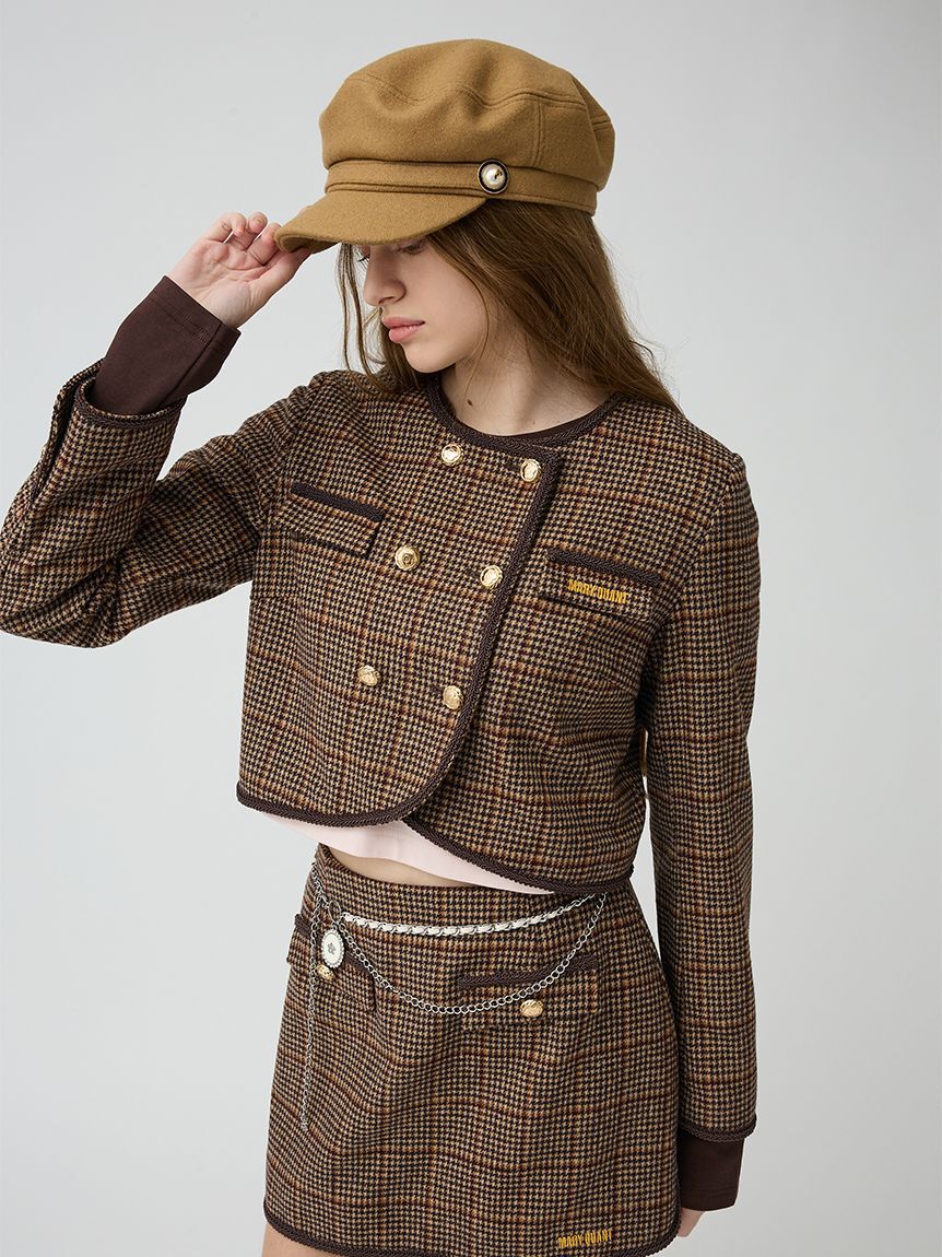 LILY BROWN「【LILY BROWN&times;MARY QUANT】パールボタンキャスケット」|キャップ・キャスケット|