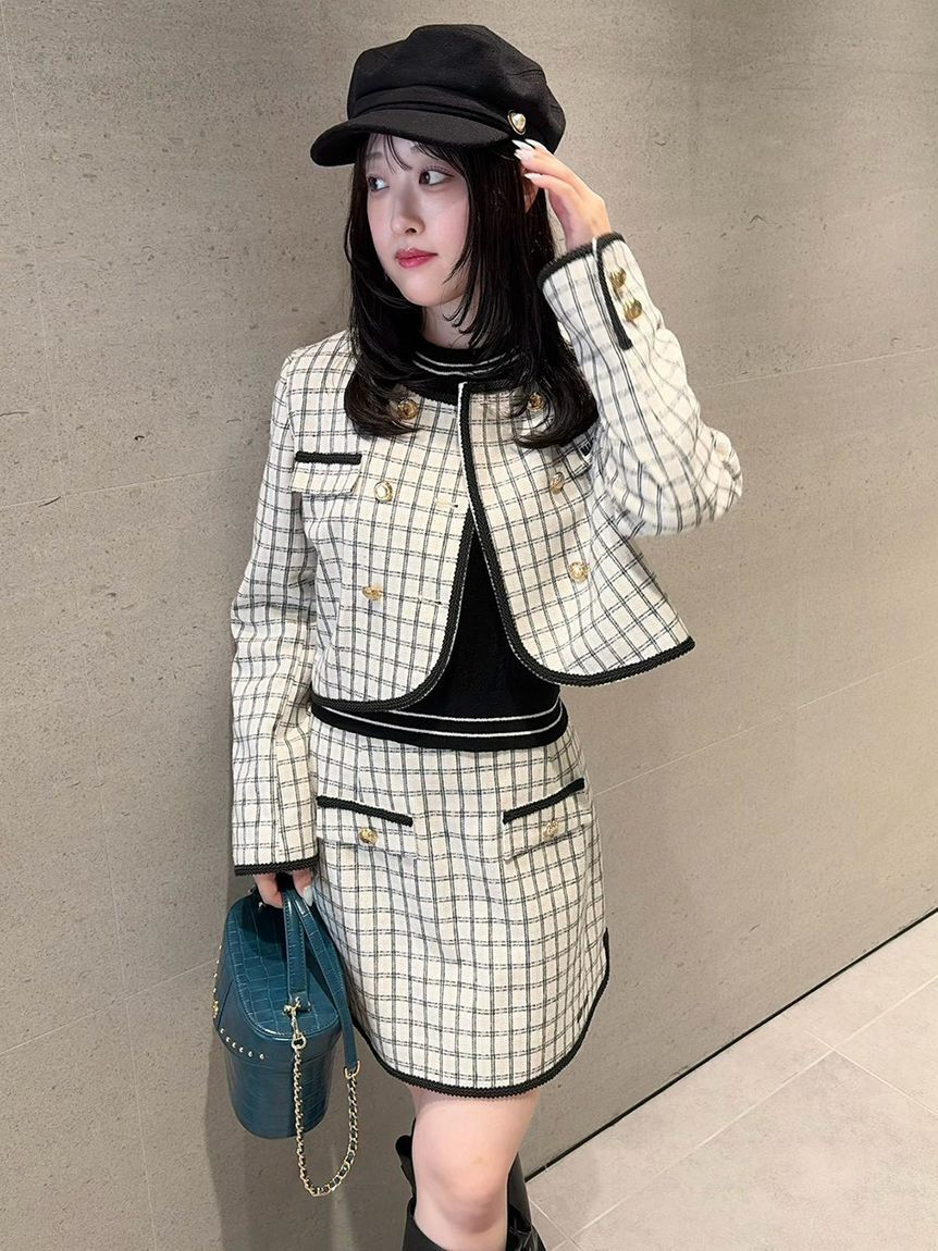 LILY BROWN「【LILY BROWN&times;MARY QUANT】パールボタンキャスケット」|キャップ・キャスケット|