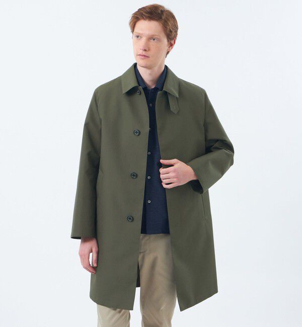 MACKINTOSH PHILOSOPHY「【予約販売】3層ブロードボンディング WELLINGTON「ウェリントン」」|ステンカラーコート|グリーン3