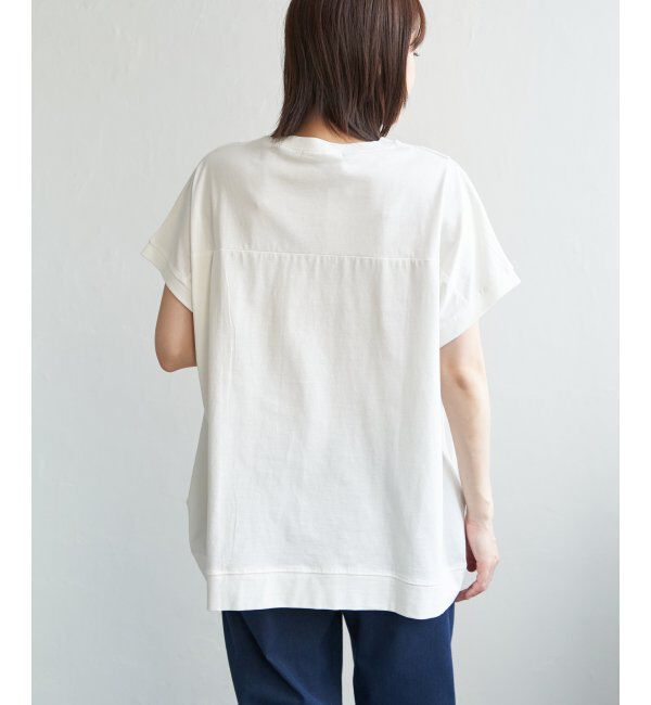 ikka「ロゴフォトプリントチュニックＴ」|その他|
