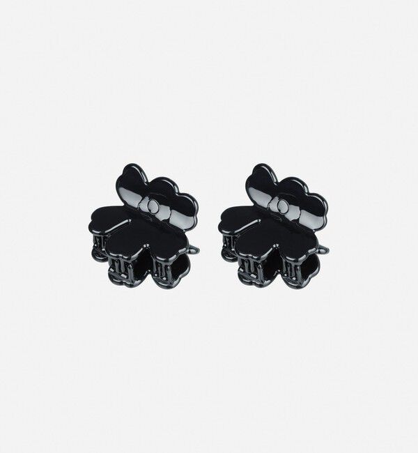 Marimekko「Nano Unikko Hair Clip 2個セット」|その他|ブラック
