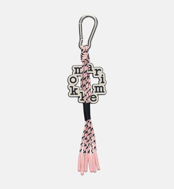 Marimekko「Leijua キーチェーン」|その他|ﾗｲﾄﾋﾟﾝｸ&times;ﾎﾜｲﾄ