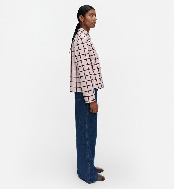 Marimekko「Naarka Iso Ruutu シャツ」|シャツ・ブラウス|