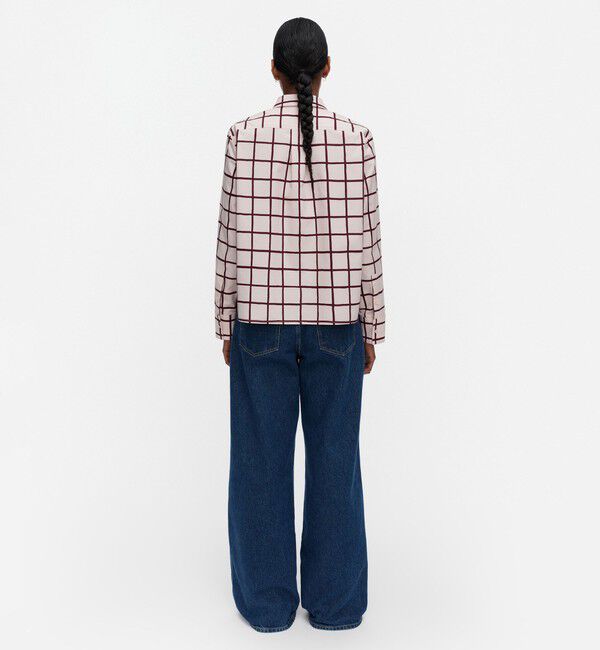 Marimekko「Naarka Iso Ruutu シャツ」|シャツ・ブラウス|