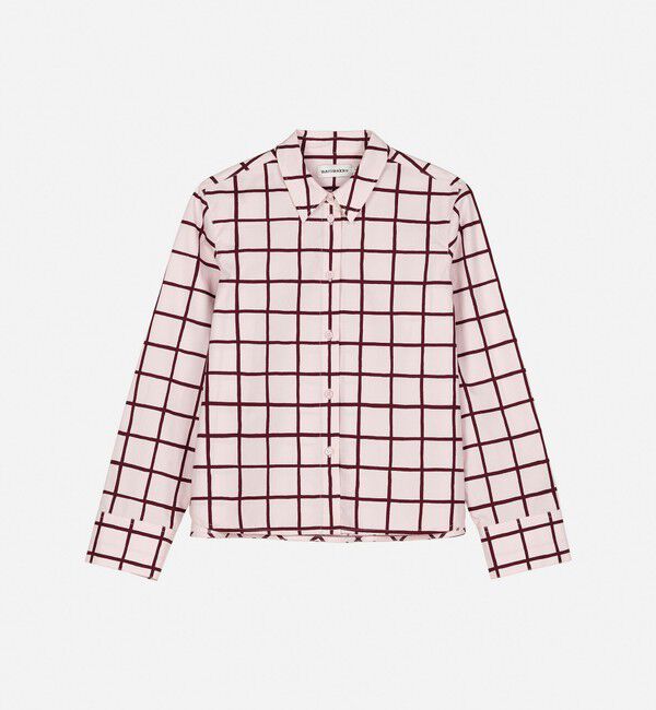 Marimekko「Naarka Iso Ruutu シャツ」|シャツ・ブラウス|