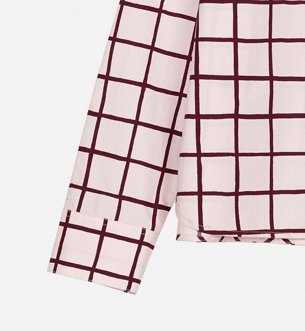 Marimekko「Naarka Iso Ruutu シャツ」|シャツ・ブラウス|
