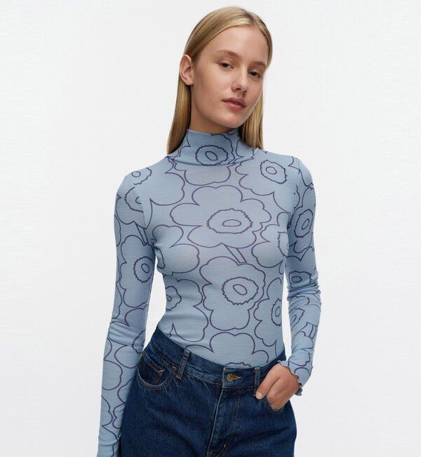 Marimekko「Hailyva Piirto Unikko カットソー」|シャツ・ブラウス|