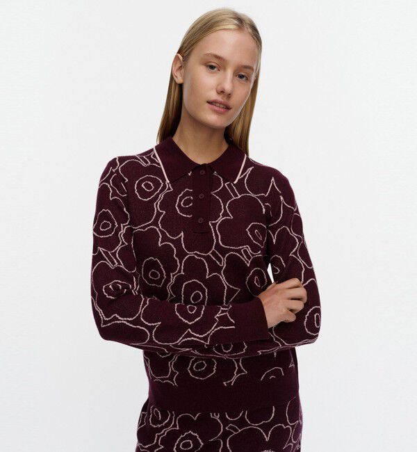 Marimekko「Liikkua Piirto Unikko ニット」|ニット・セーター|