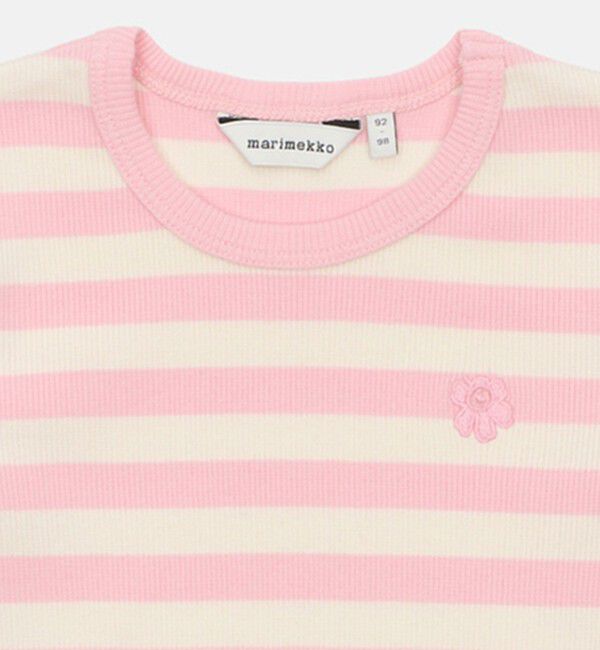 Marimekko「【kids】Innostaa Tasaraita Unikko Ⅰ カットソー」|その他|