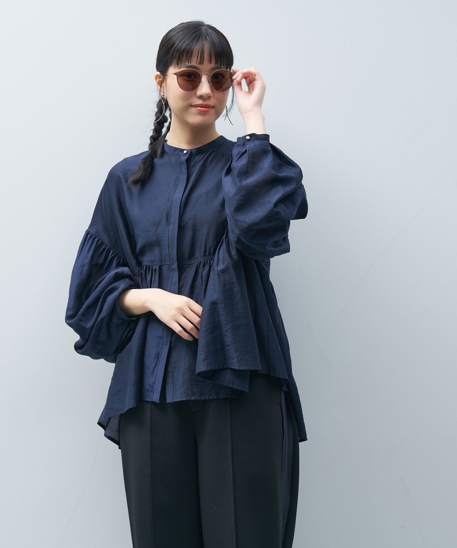  「Zoff | UNITED ARROWS ボストン型 サングラス メタル チタン 軽量 UVカット ユナイテッドアローズ」|サングラス|