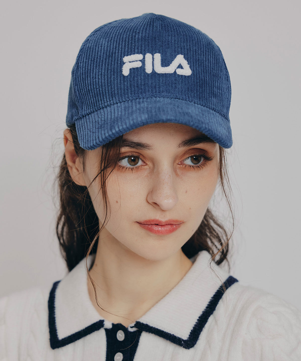 REDYAZEL「［FILA&times;REDYAZEL］FILAロゴキャップ」|その他|ブルー