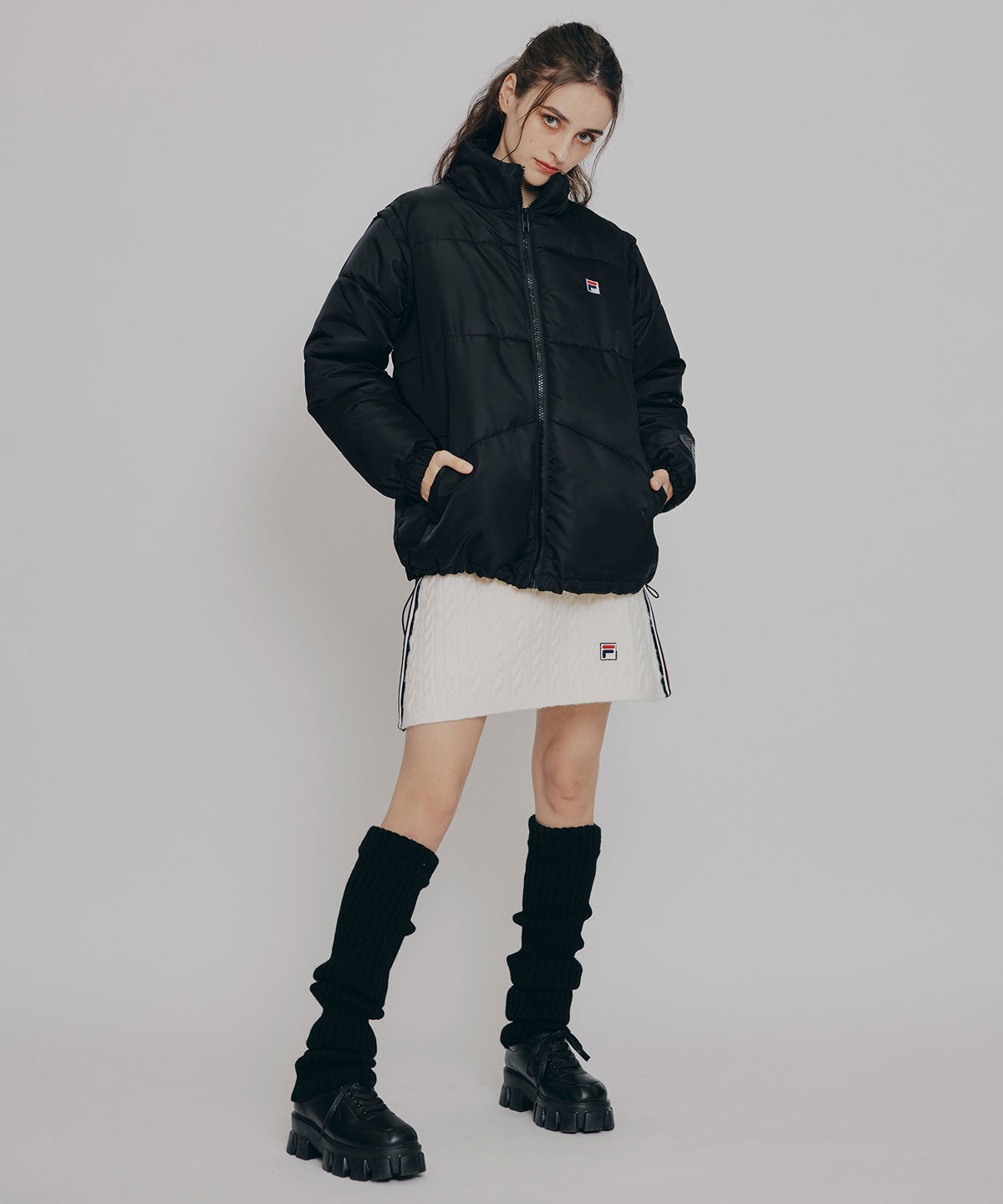 REDYAZEL「［FILA&times;REDYAZEL］2WAYフェイクダウンジャケット」|ダウン|