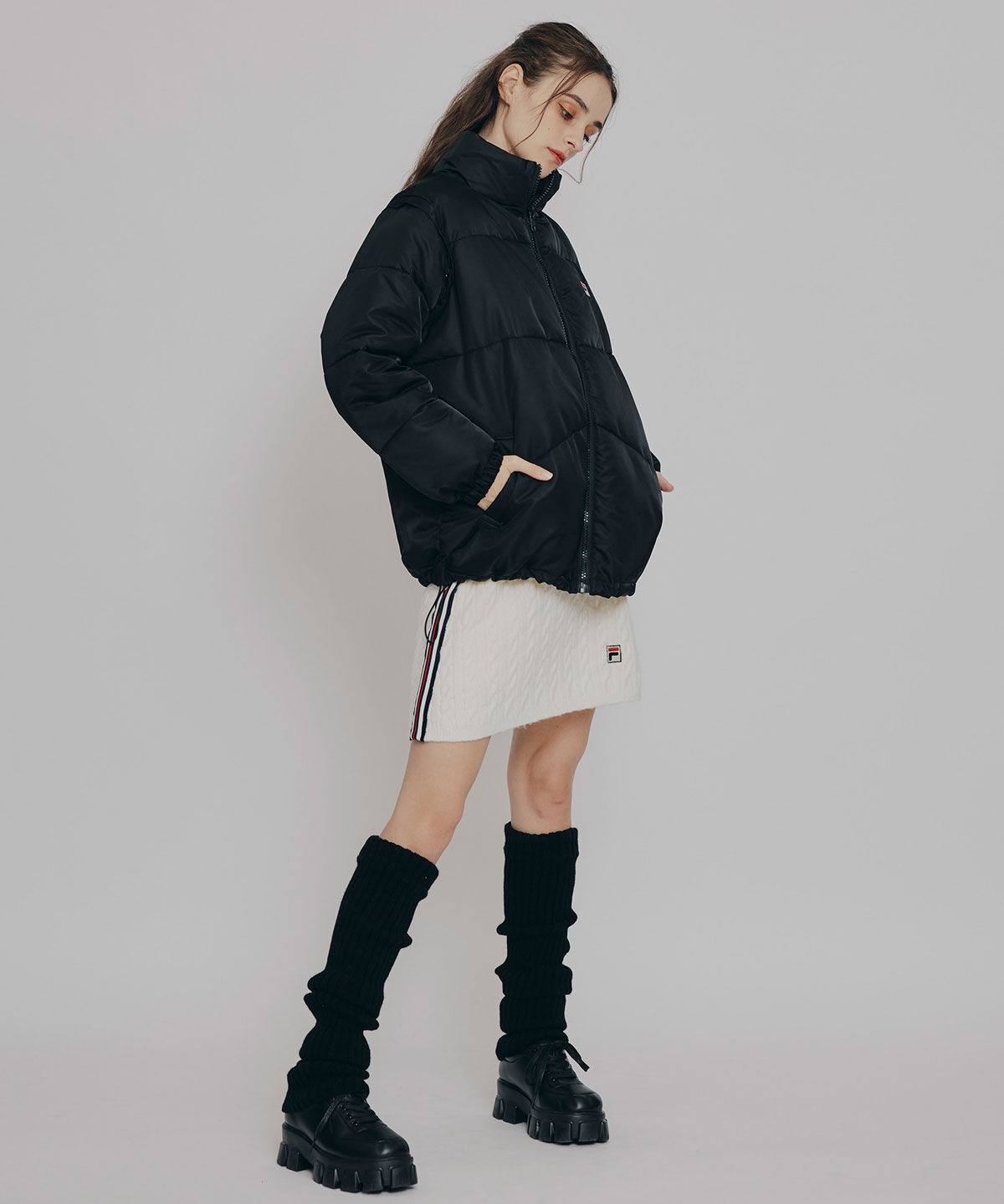 REDYAZEL「［FILA&times;REDYAZEL］2WAYフェイクダウンジャケット」|ダウン|