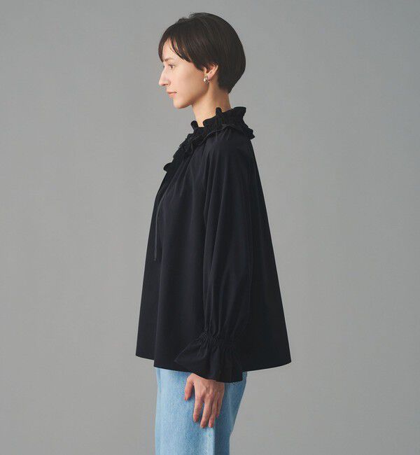 UNITED ARROWS「レースフリルカラー 2WAY ブラウス ‐はっ水‐」|シャツ・ブラウス|