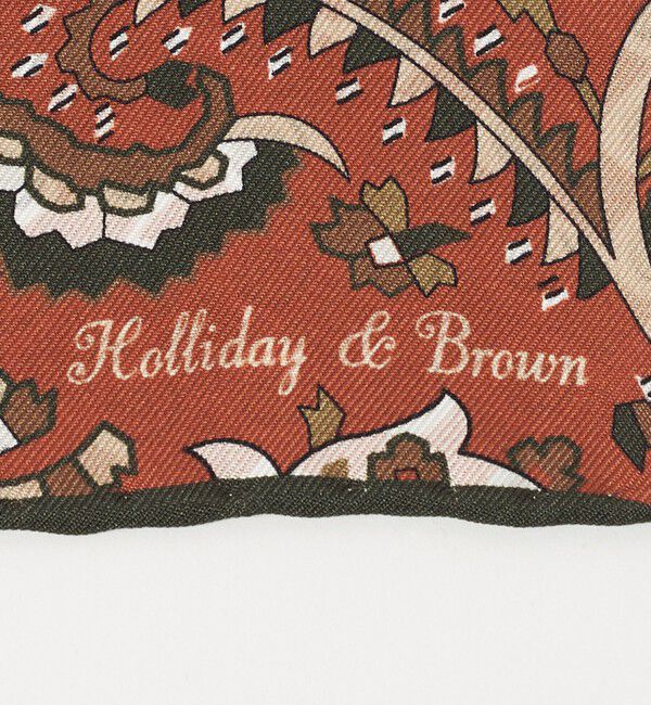 UNITED ARROWS「＜Holliday&Brown＞ ペイズリー プリント ポケットチーフ」|ハンカチ|