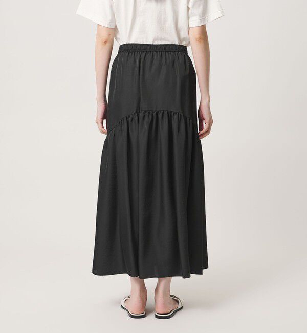 UNITED ARROWS「シルクライク ティアード スカート」|スカート|