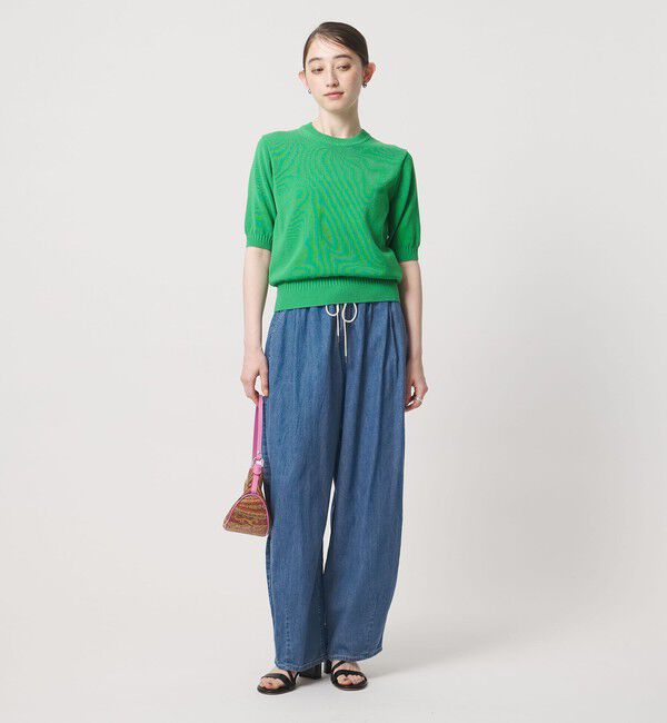 UNITED ARROWS「ステッチ デニム カーブパンツ」|デニム|