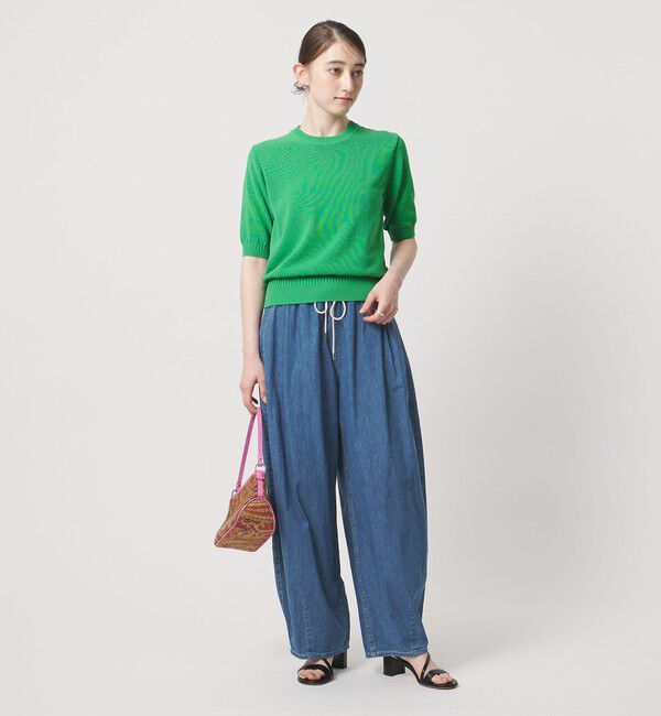 UNITED ARROWS「ステッチ デニム カーブパンツ」|デニム|