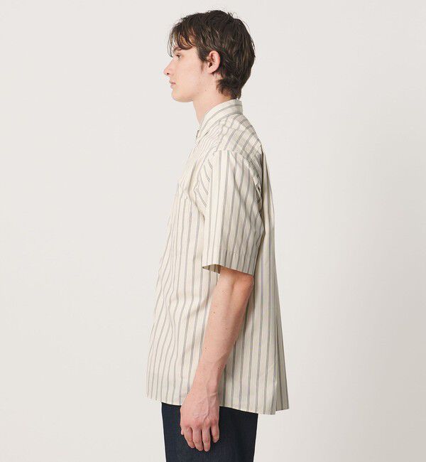 UNITED ARROWS「シルキーポプリン ワンピースレギュラーカラー ショートスリーブ シャツ」|シャツ・ブラウス|
