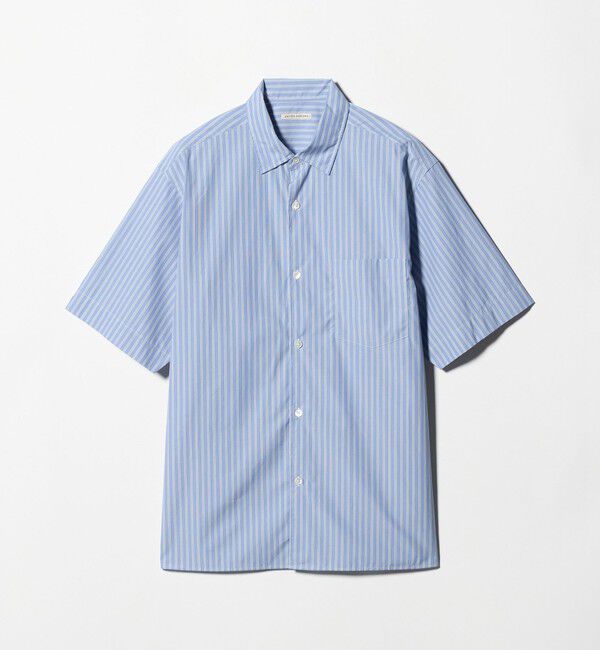 UNITED ARROWS「シルキーポプリン ワンピースレギュラーカラー ショートスリーブ シャツ」|シャツ・ブラウス|