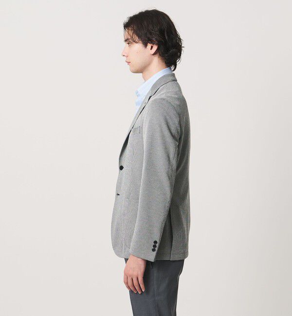 UNITED ARROWS「ハウンドトゥース シングル ２ボタン テーラードジャケット COMFORT EASY‐MODEL SOFT」|テーラードジャケット|