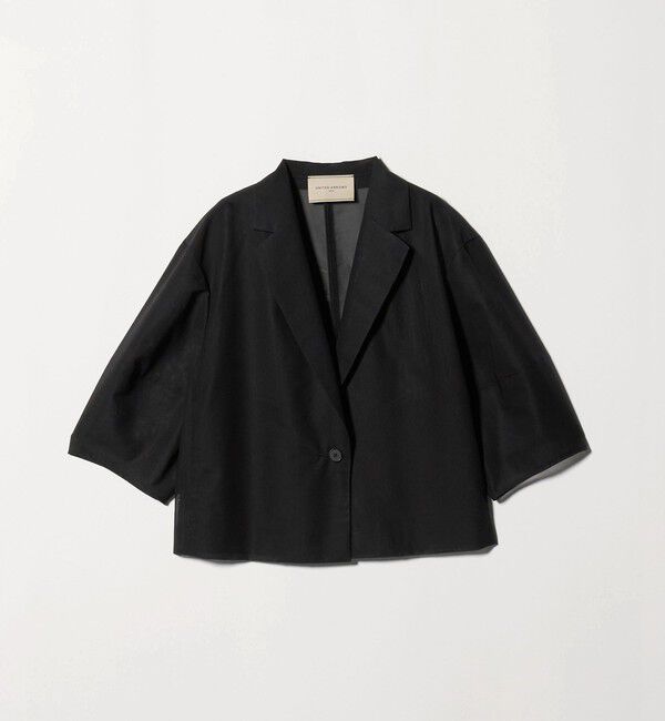 UNITED ARROWS「シアー ショート ジャケット ‐ウォッシャブル‐」|テーラードジャケット|