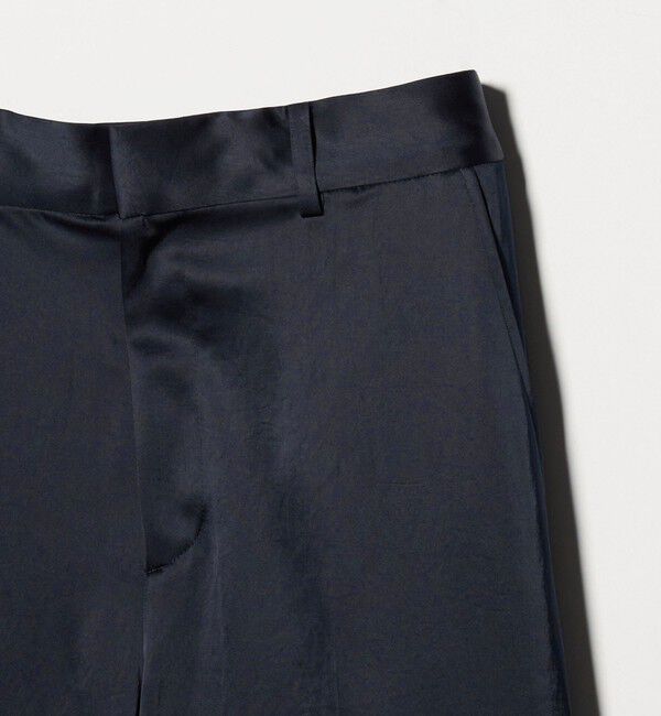 UNITED ARROWS「サテン クリーン ポケット パンツ ‐ウォッシャブル‐」|カーゴ|