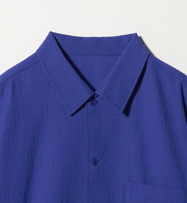 UNITED ARROWS「ウール/ナイロン アルバトロス ワンピースカラー ショートスリーブシャツ」|シャツ・ブラウス|