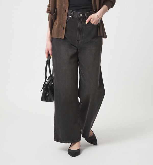 UNITED ARROWS green label relaxing「［size SHORT/TALLあり］ワイド デニム パンツ」|デニム|