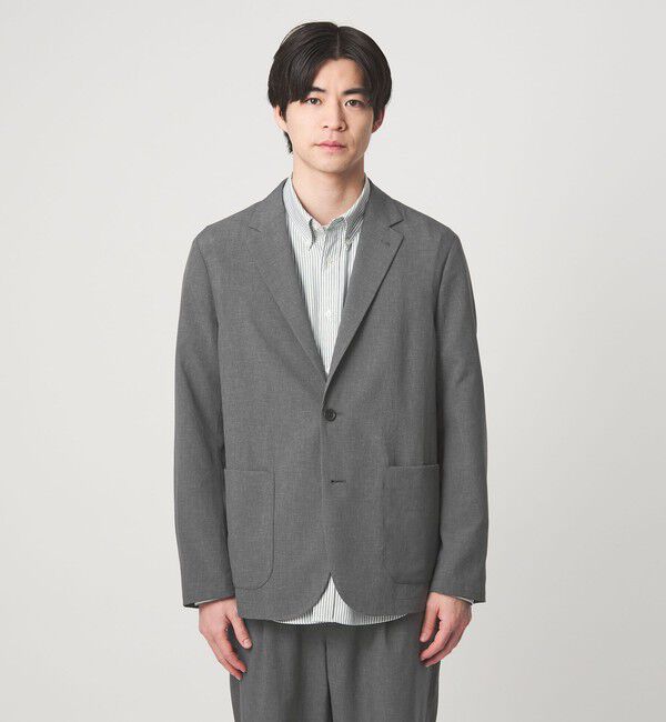 UNITED ARROWS green label relaxing「Dot Air リラックス ジャケット -ストレッチ-」|テーラードジャケット|