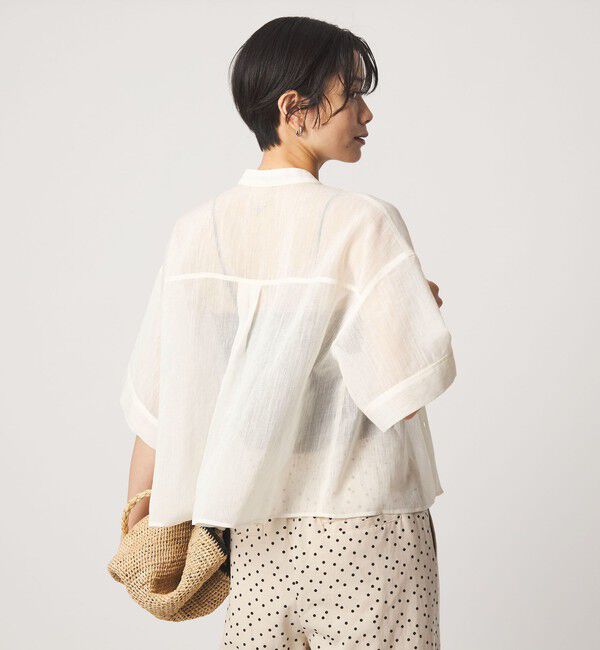 UNITED ARROWS green label relaxing「ラミーライク ショートスリーブ シャツ 通気性」|シャツ・ブラウス|