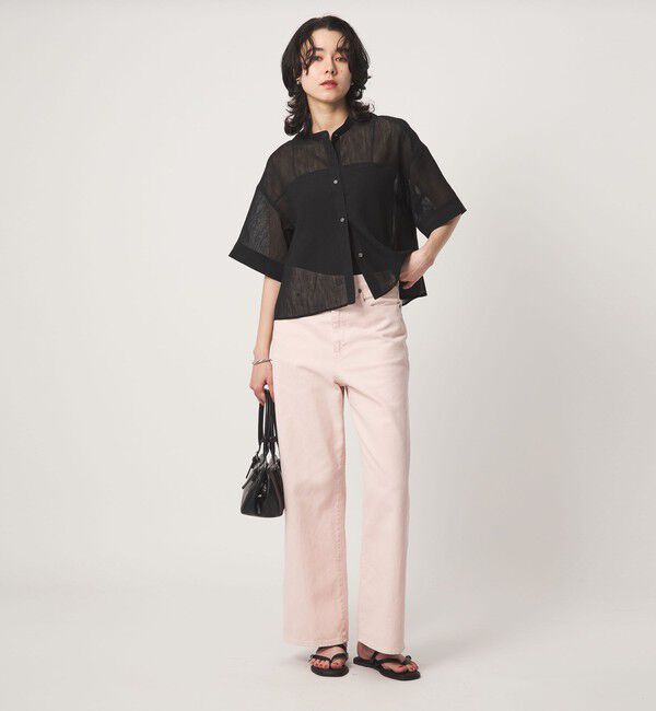UNITED ARROWS green label relaxing「ラミーライク ショートスリーブ シャツ 通気性」|シャツ・ブラウス|