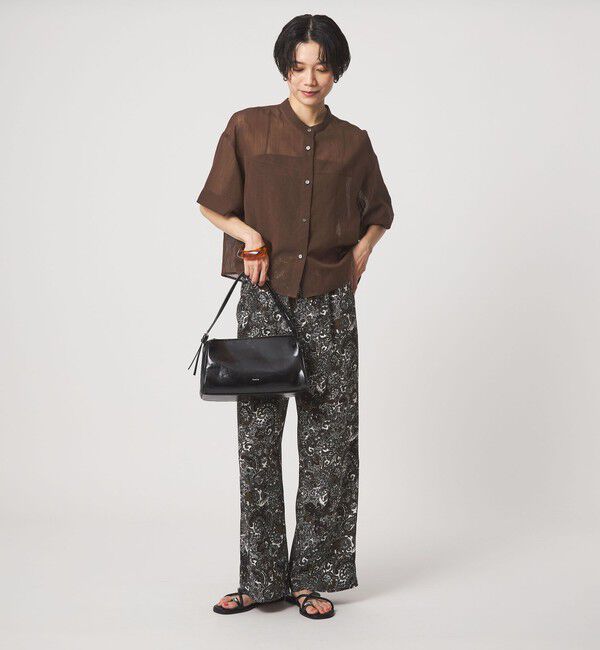 UNITED ARROWS green label relaxing「ラミーライク ショートスリーブ シャツ 通気性」|シャツ・ブラウス|