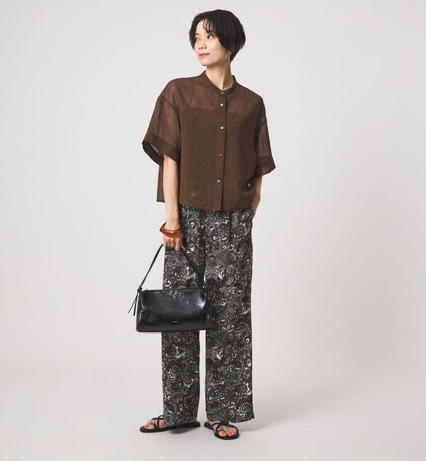 UNITED ARROWS green label relaxing「ラミーライク ショートスリーブ シャツ 通気性」|シャツ・ブラウス|