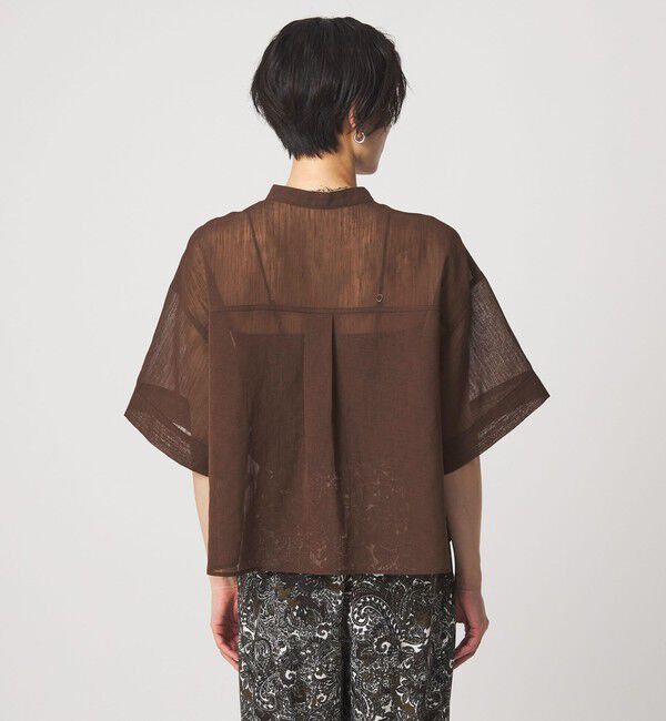 UNITED ARROWS green label relaxing「ラミーライク ショートスリーブ シャツ 通気性」|シャツ・ブラウス|