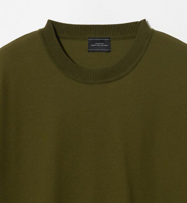 UNITED ARROWS green label relaxing「ニットライク カノコ クルーネック 半袖 Tシャツ」|Tシャツ・カットソー|