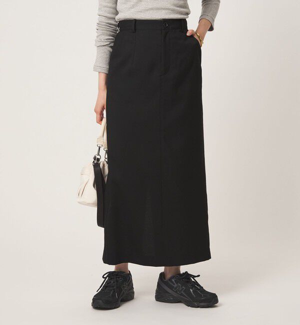 UNITED ARROWS green label relaxing「ソモウライク タイト スカート ウォッシャブル ストレッチ」|タイト|BLACK